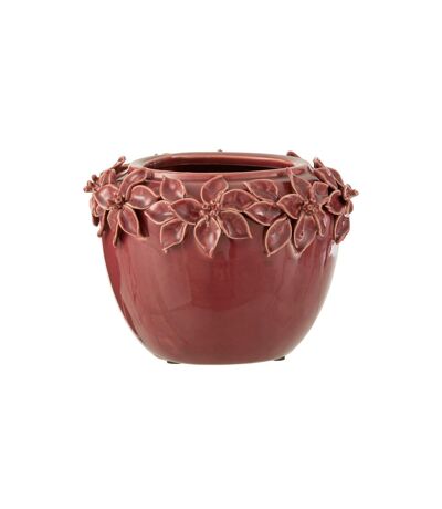 Cache-Pot en Céramique Flora 21cm Rose