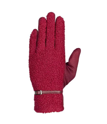 Womens/ladies Pisa Sherpa Winter Gloves Mulberry Trespass