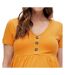 Robe Orange Femme Mamalicious Sandra - L