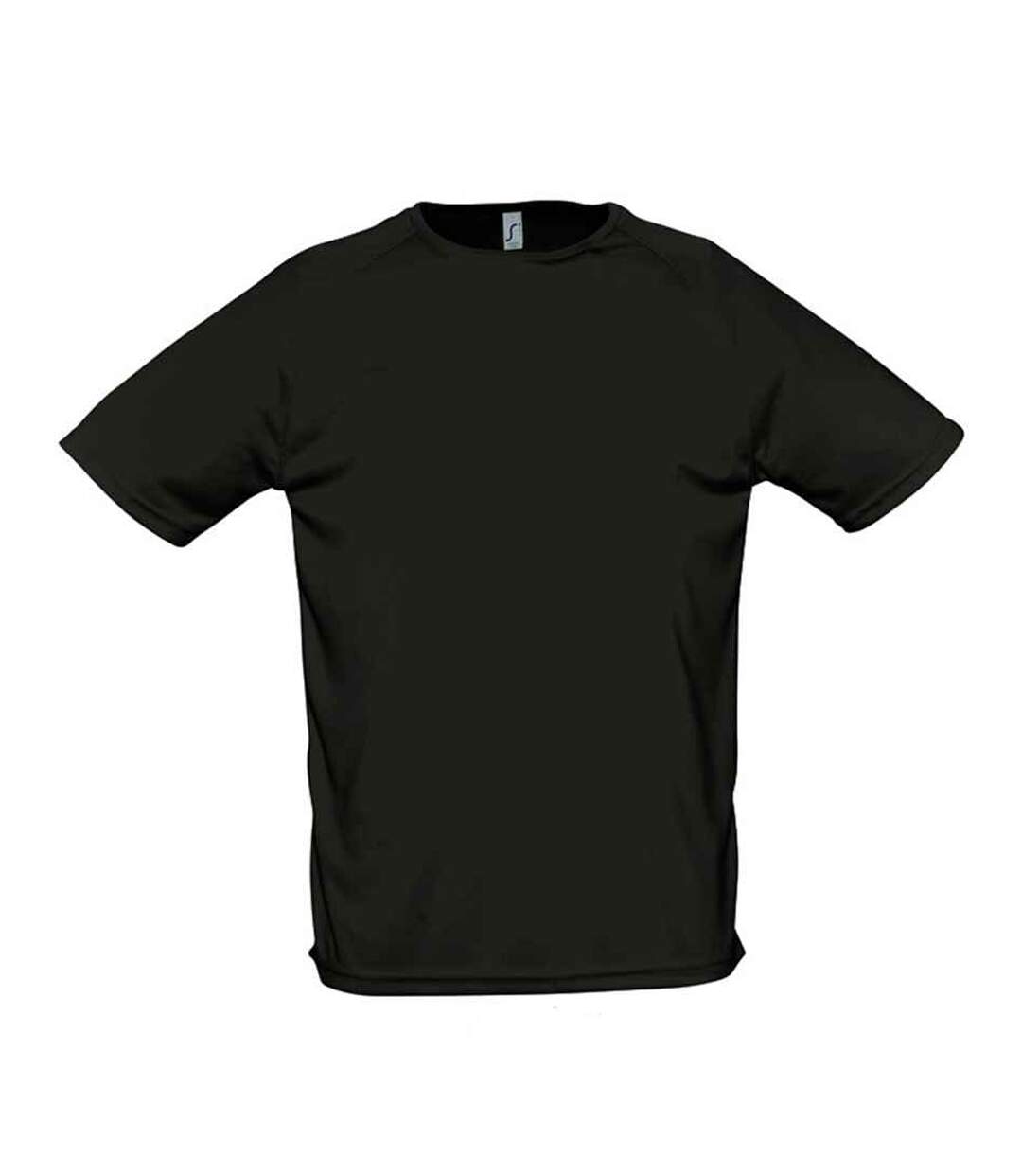 T-shirt Sporty Homme Noir SOLS-1