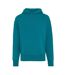 Unisex adult yoho recycled cotton relaxed fit hoodie verdigris Iqoniq-1