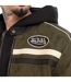 Veste motard doublée homme en simili Leroy Vondutch-2