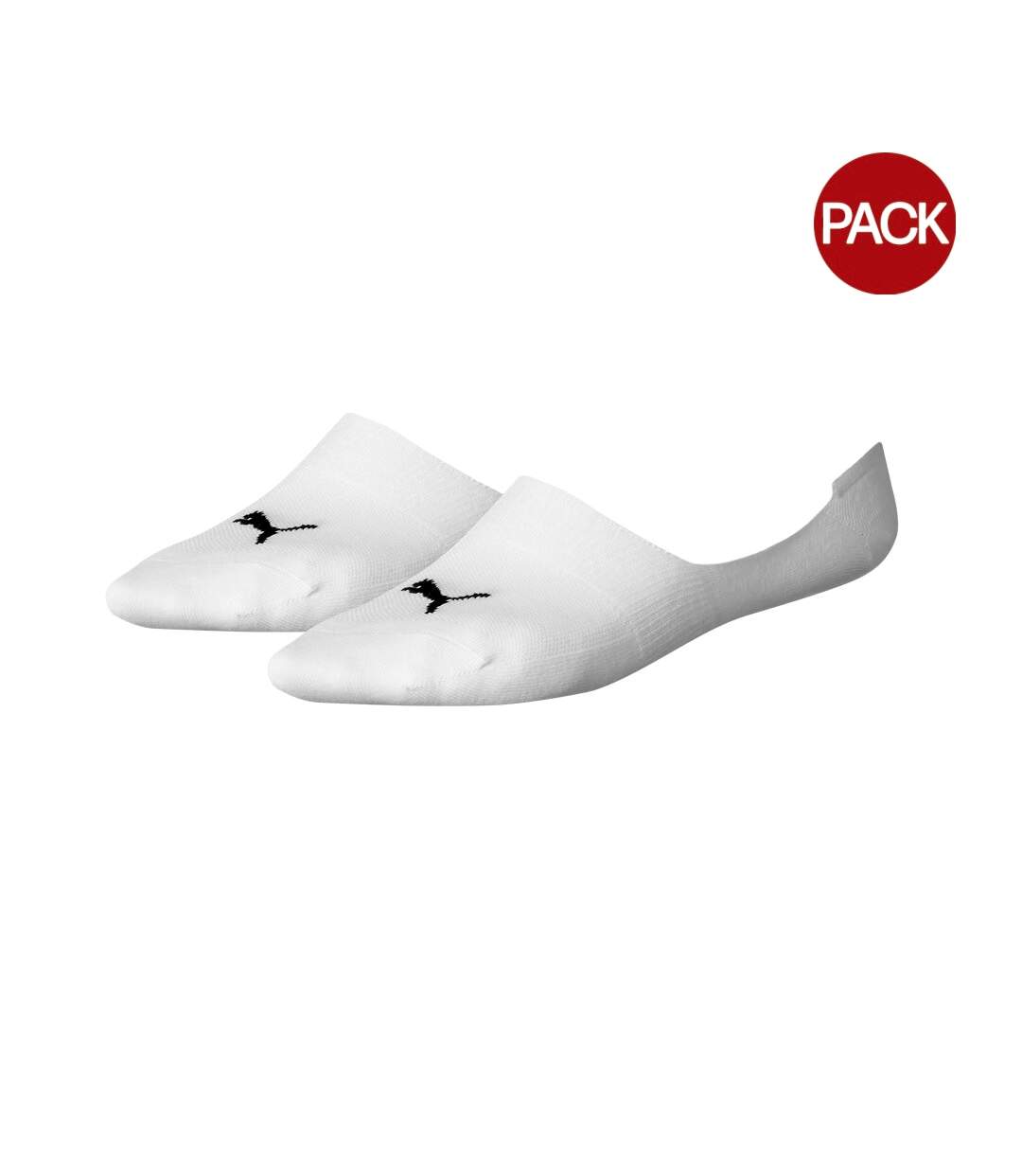 Puma Unisex Adult Liner Socks (Pack of 2) (White) - UTRD611