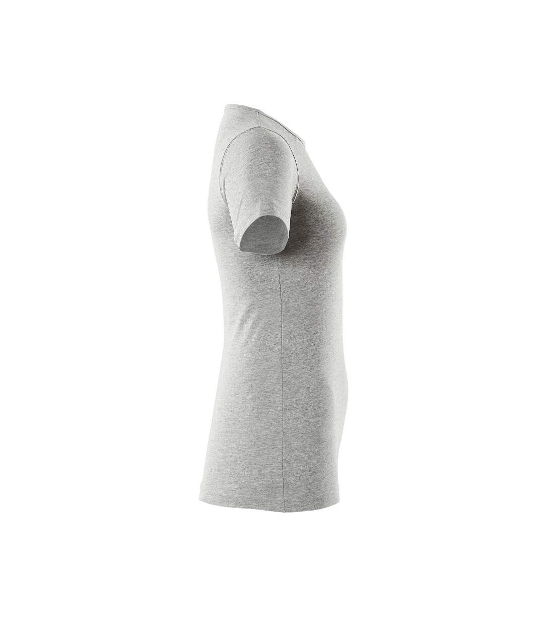 Womens/ladies Crossover T-shirt Grey Mascot-4