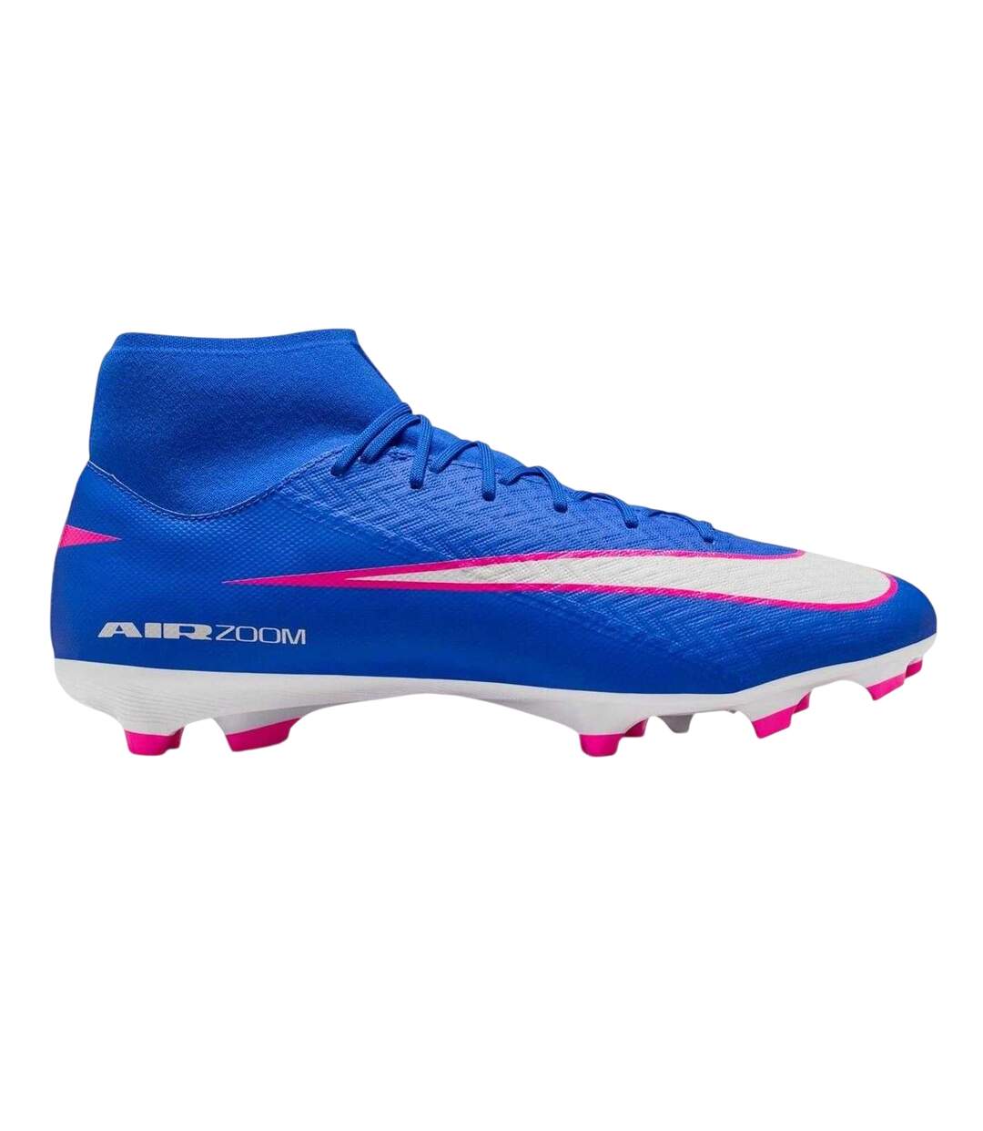 Mens Mercurial Superfly 10 Academy Firm Ground Football Boots Blue White Pink Nike-1