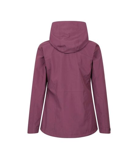 Veste Imperméable À Capuche Ajustable Bachill Femme Pourpre Mountain Warehouse