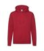 Sweat À Capuche Premium Homme Rouge Fruit Of The Loom-1