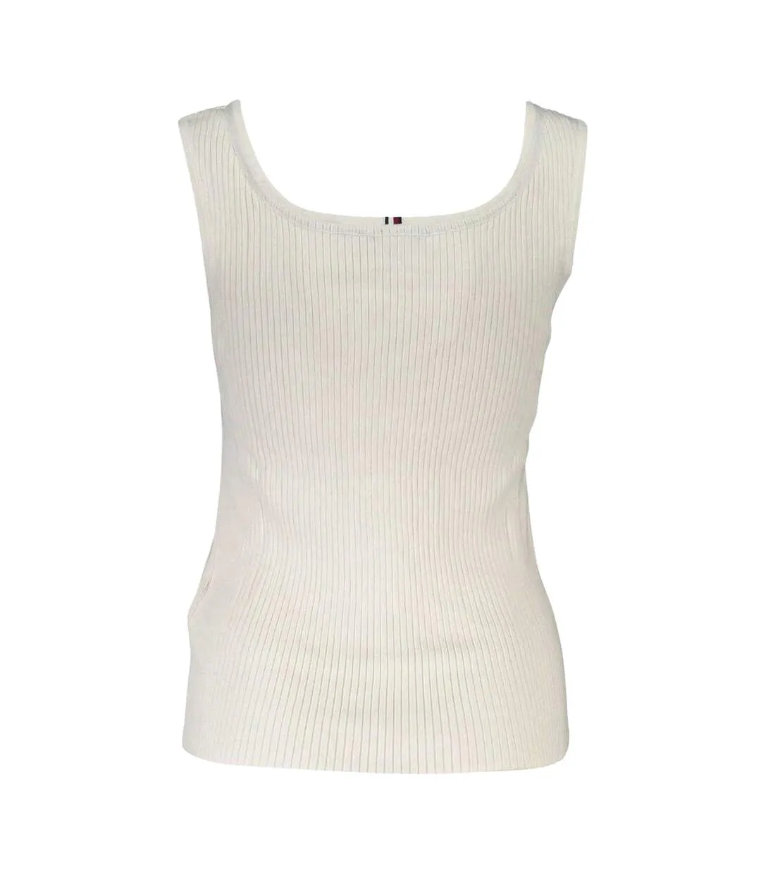 Débardeur Motif/style Côtelé Femme Écru Tommy Hilfiger-2