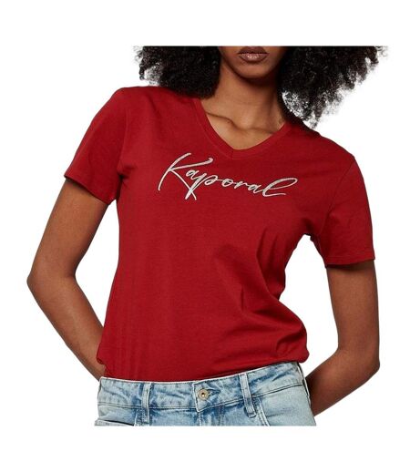 T-shirt Rouge Femme Kaporal FRANE - L