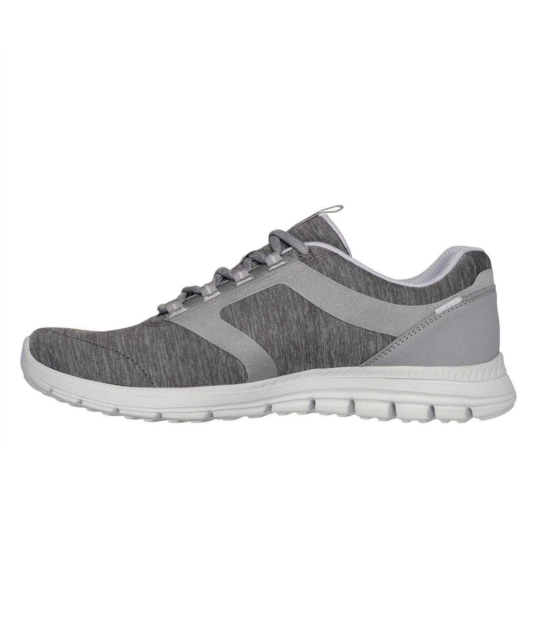 Baskets Luminate Femme Gris Skechers-2