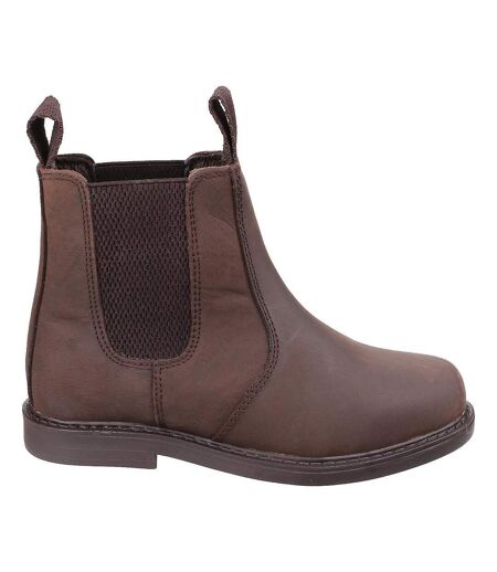 Bottines unisexe marron Amblers