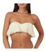 Haut De Maillot De Bain Motif/style Crochet Femme Jaune Brave Soul-2