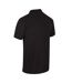 Regatta Mens Sinton Lightweight Polo Shirt (Black)