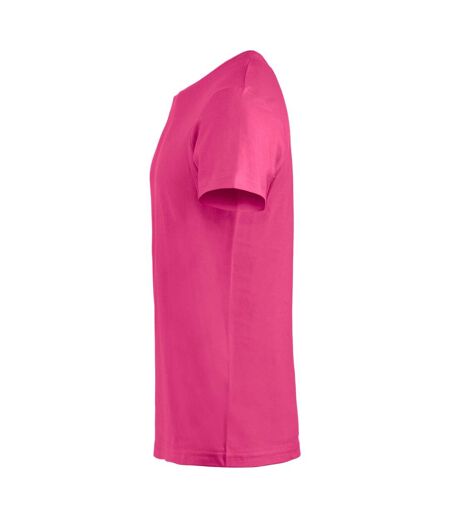 T-shirt Homme Rose Cerise Vif Clique