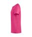 T-shirt Homme Rose Cerise Vif Clique-3