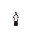 Mens Contrast Shoulders T-shirt White No Fear-1