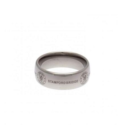 Chelsea FC Super Titanium Ring (Silver) (S) - UTTA5037