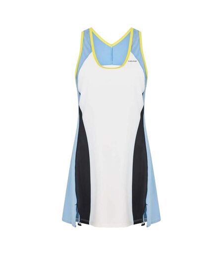 Womens/ladies Fiona Colour Block Tank Dress Multicoloured Head