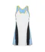 Womens/ladies Fiona Colour Block Tank Dress Multicoloured Head-1