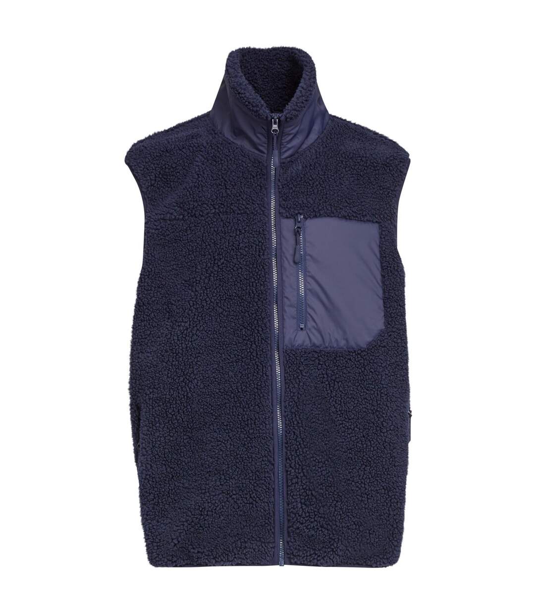 Veste Sans Manches Homme Bleu Marine Build Your Brand-1