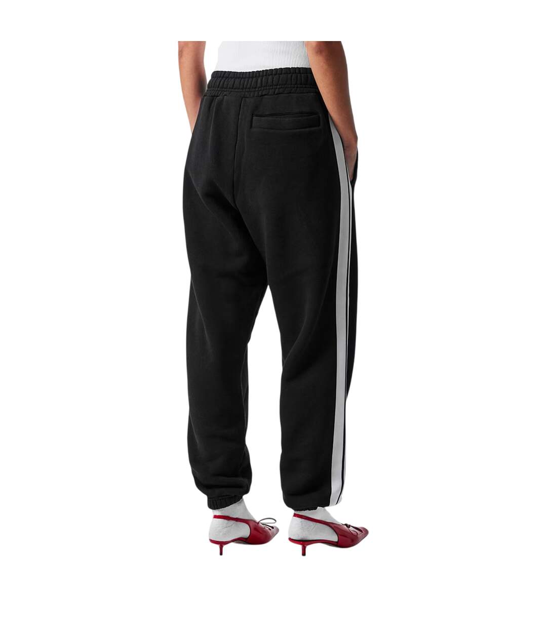 Pantalon De Jogging Motif/style Logo Femme Noir Palm Angels-4
