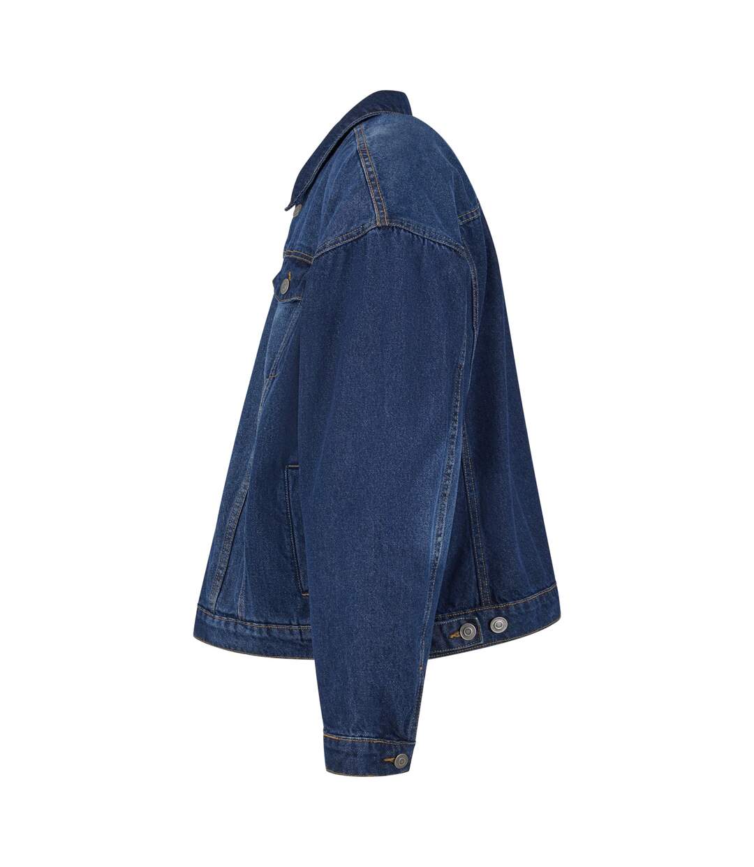 Veste En Jean Homme Nouveau Bleu Délavé Build Your Brand-4