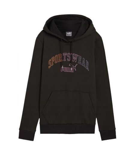 Sweat À Capuche Style Logo Ess+ Lab Femme Noir Puma