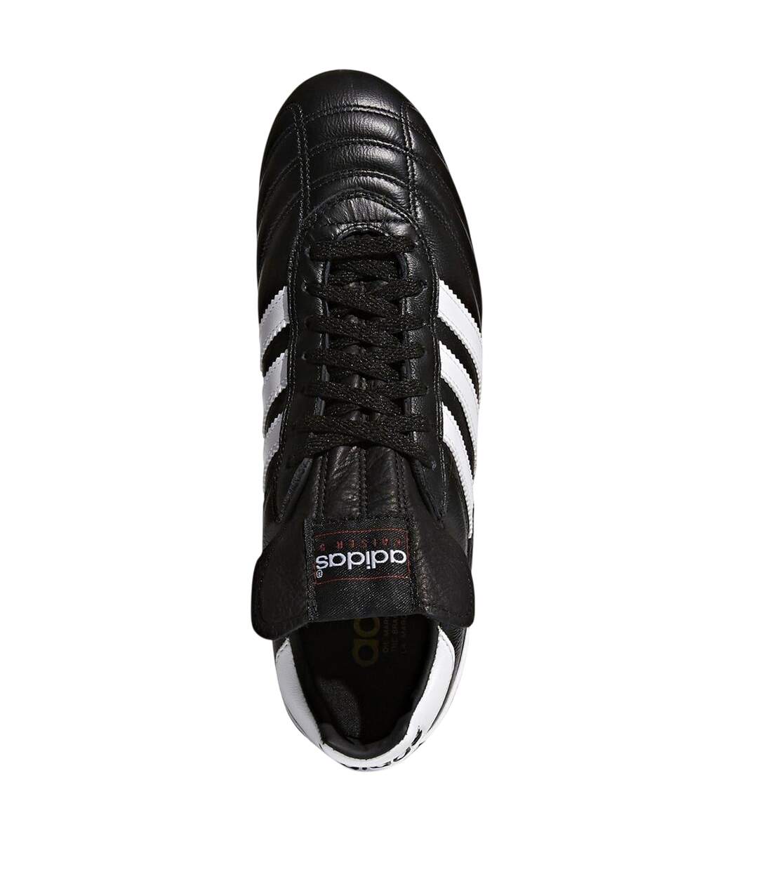 Mens Kaiser 5 Liga 3 Stripes Leather Football Boots Black White Adidas-4
