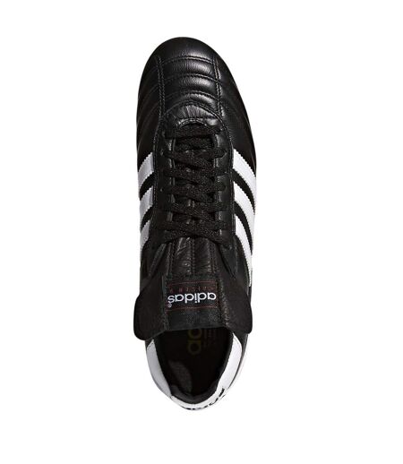 Mens Kaiser 5 Liga 3 Stripes Leather Football Boots Black White Adidas