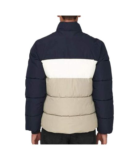 Doudoune Marine/Beige Homme Only & Sons Melvin Life - L