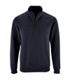 SOLS Mens Stan Contrast Zip Neck Sweatshirt (French Navy)