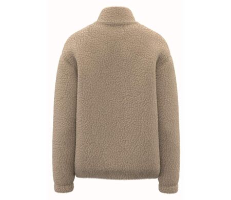 Sweat gilet sherpa - Zip entier - Unisexe - PATS404 - beige sable