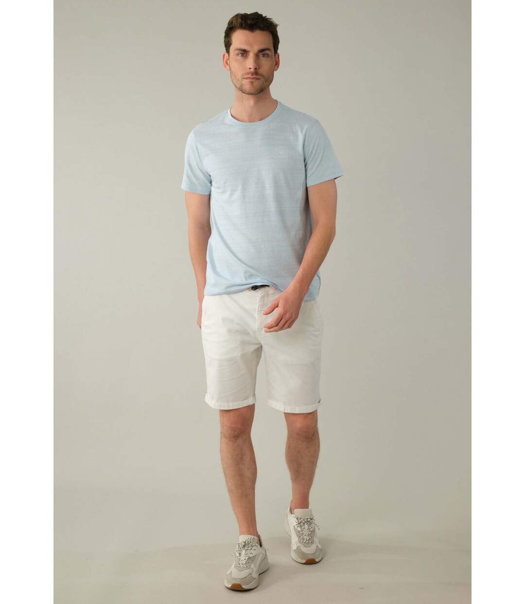 T-shirt à motif uni pour homme COLADA-2