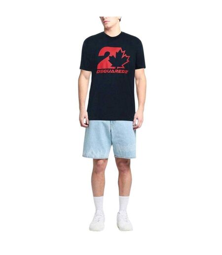 Unisex Adult Maple Leaf Cool Fit T-shirt Dark Navy DSquared2