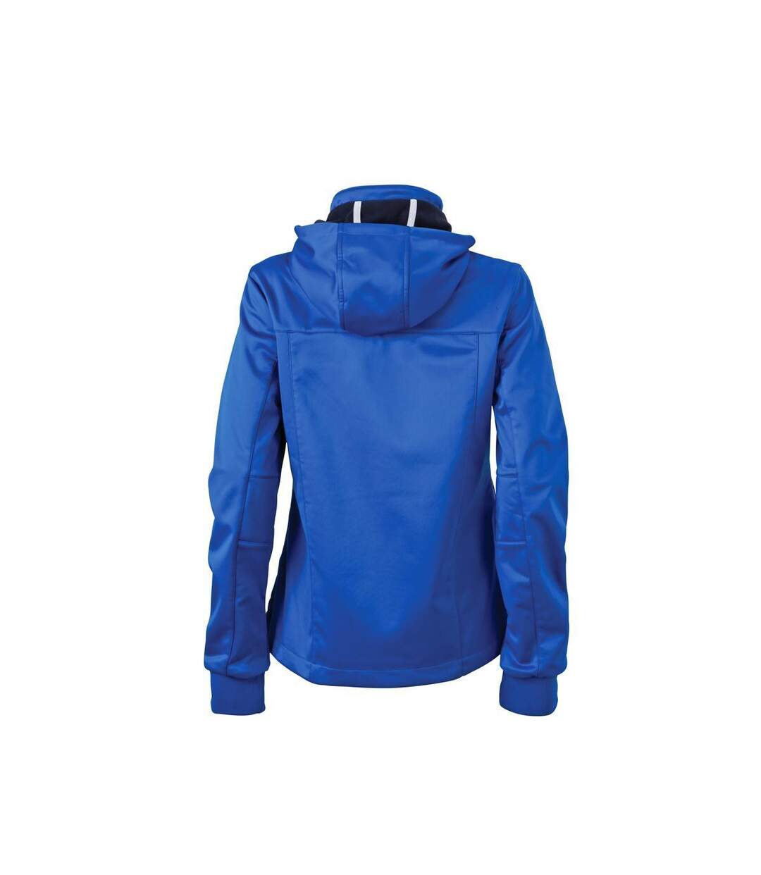 Veste softshell à capuche- femme JN1077 - bleu nautique - coupe-vent et imperméable-3