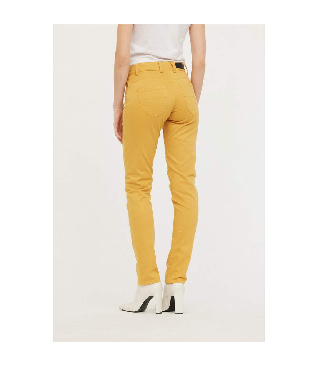 Pantalon coton slim JANA