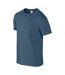 Gildan Mens Soft Style Ringspun T Shirt (Indigo Blue) - UTPC2882