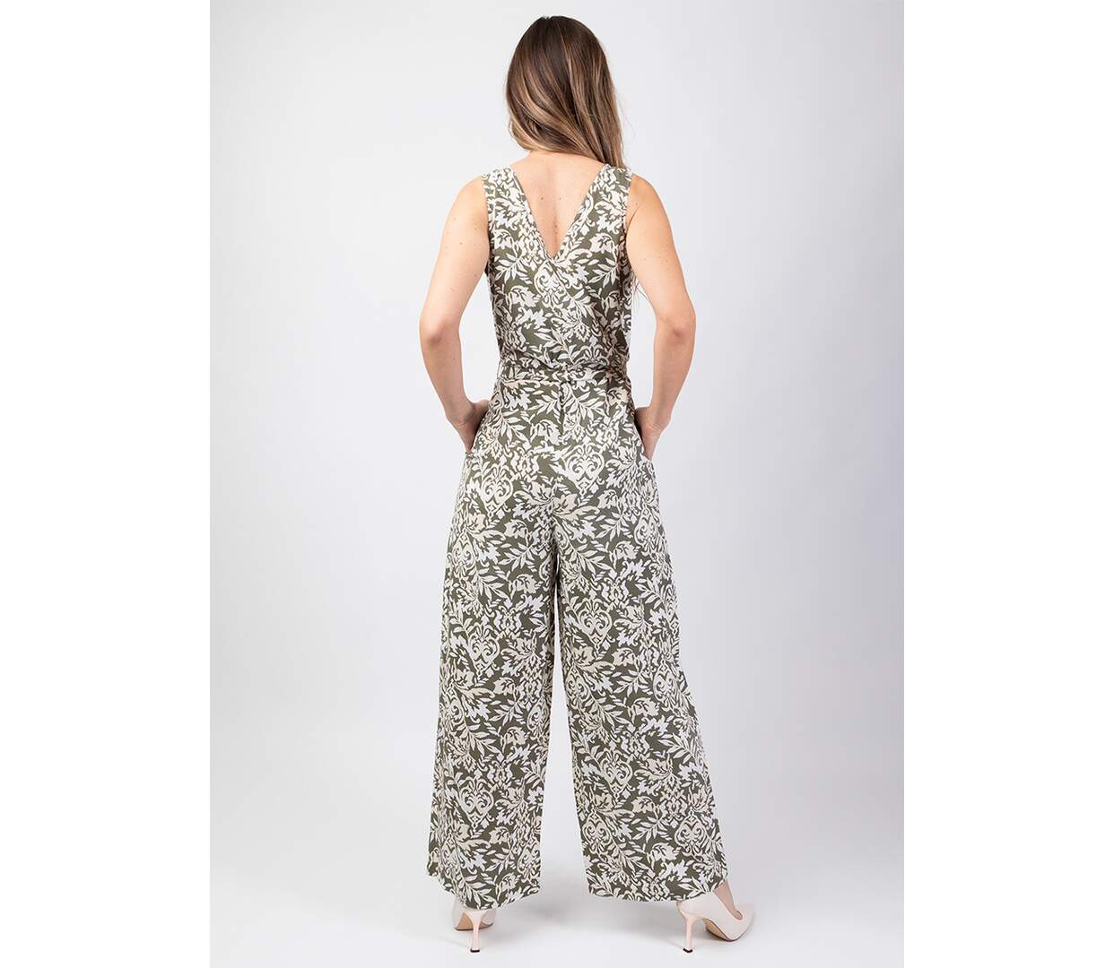 Combi-pantalon jambes larges CARLY motif ethnique élégant Coton Du Monde-4