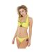 Haut de maillot balconnet jaune/marine Mambo