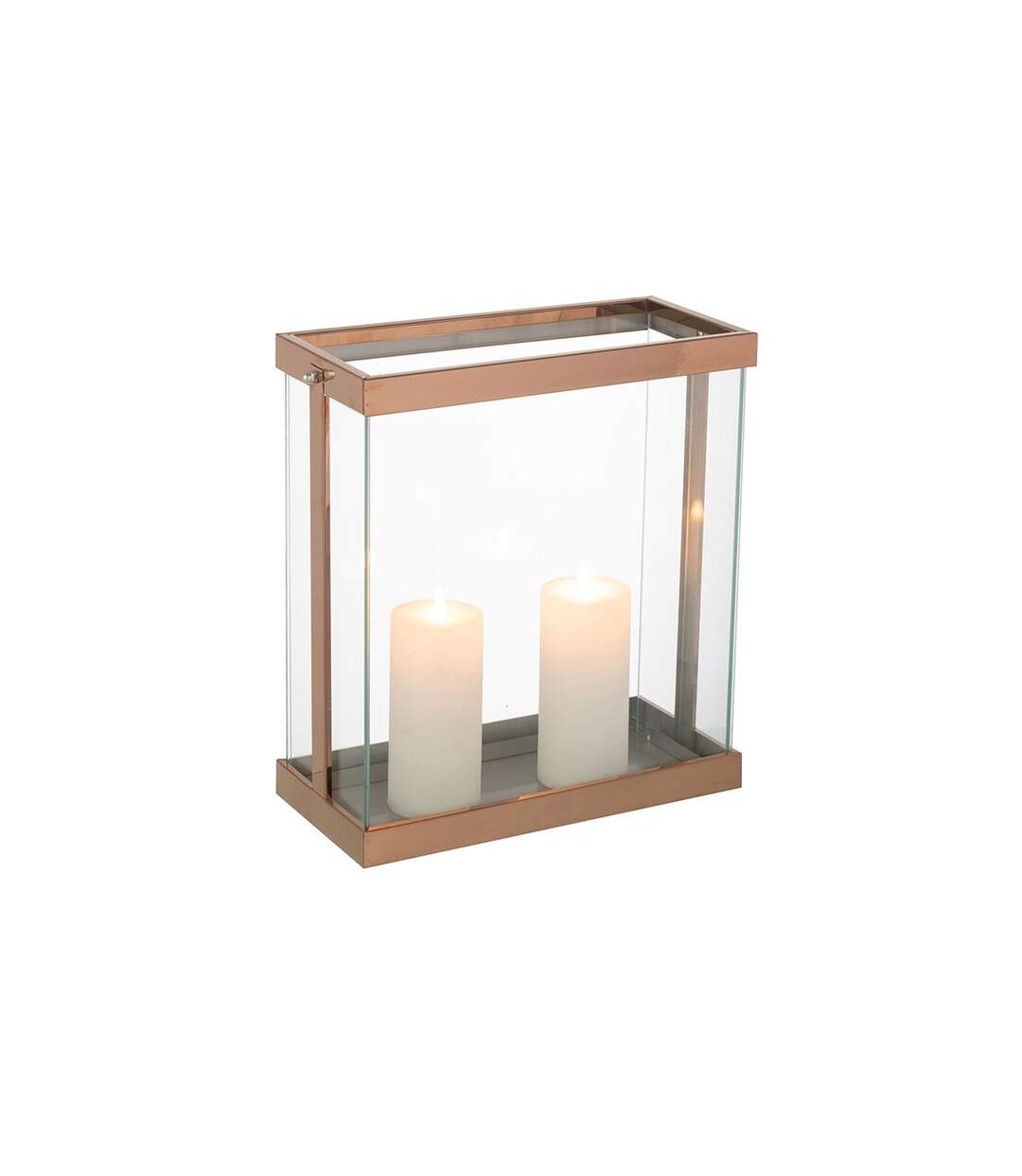 Lanterne en Verre Enma 35cm Cuivre-2