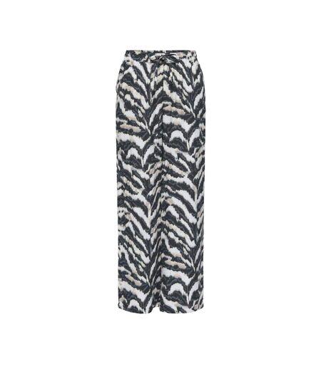 Pantalon noir/beige femme jdy pepper - l-l32