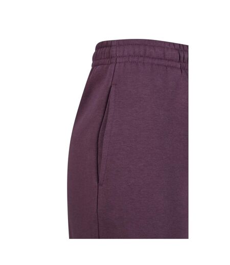 Bas De Jogging Duveteux Pour Femmes/femmes Prune Pourpre Build Your Brand
