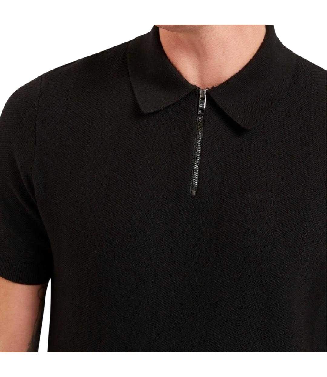 Polo Fourd Homme Noir Ted Baker-4