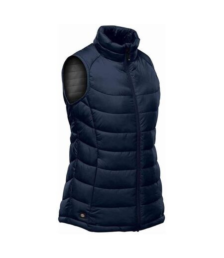 Womens/ladies Stavanger Thermal Body Warmer Navy Graphite Grey Stormtech