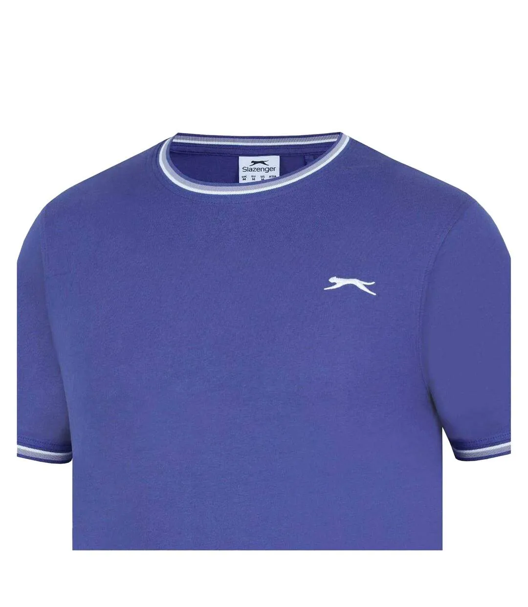 Mens Cotton T-shirt Bottle Green Slazenger-1