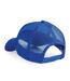 Lot de 2  casquettes de baseball homme bleu roi / blanc Beechfield-2