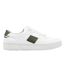 Mens Gary Logo Leather Tennis Trainers White Boss-1
