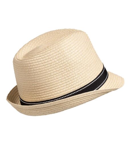 Isotoner Chapeau femme trilby, ajustable tour de tête