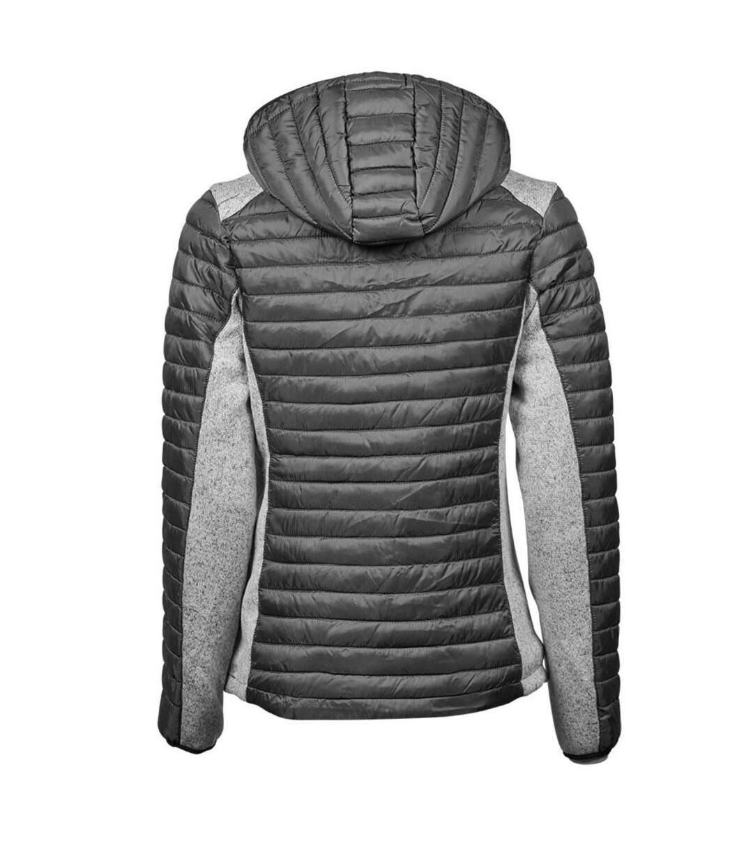 Veste À Capuche Crossover Femme Anthracite Gris Chiné Tee Jays-2