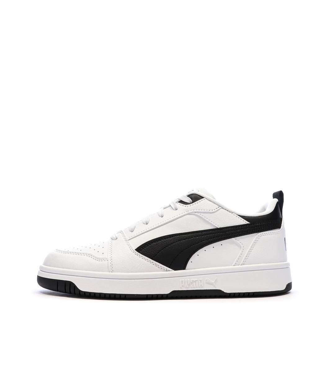 Baskets blanc/noir femme puma rebound v6 low-1